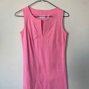 NY&CO Bubblegum Pink Cotton Shift Dress | XS